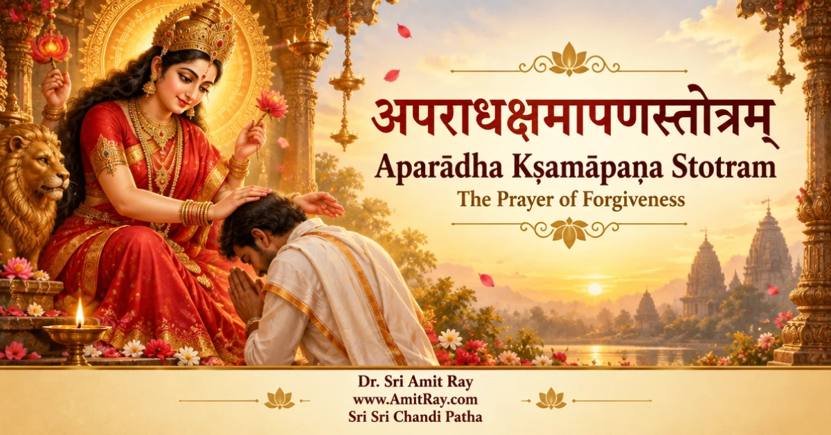 Aparadha Kshamapana Stotra devotional cover