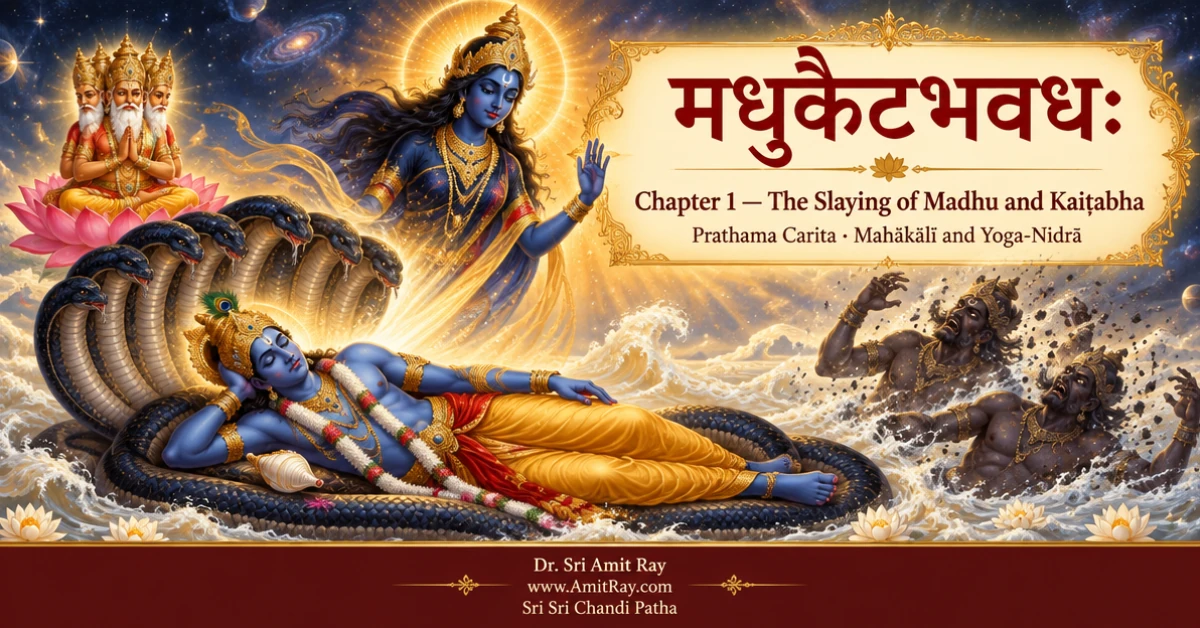 Chapter 1 — Madhukaitabha Vadha devotional cover