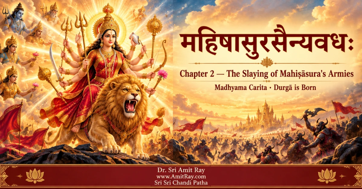 Chapter 2 — Mahishasura Sainya Vadha devotional cover