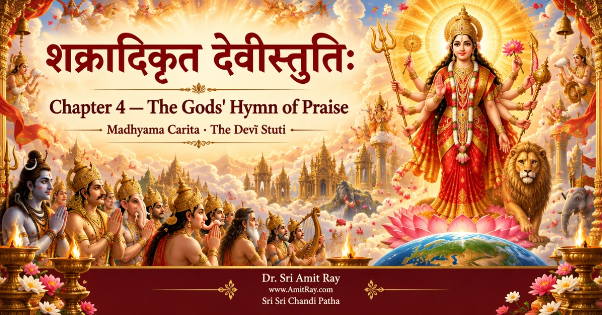 Chapter 4 — Shakradi-krita Devi Stuti devotional cover
