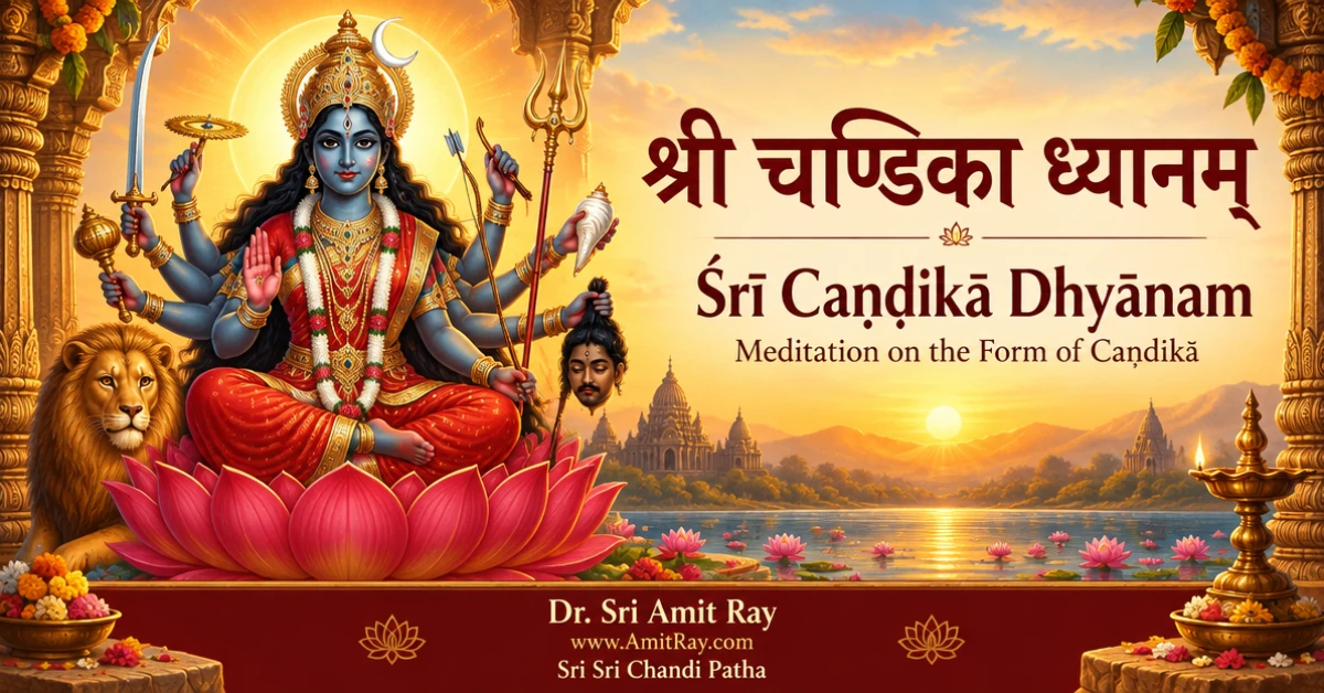 Sri Chandika Dhyanam devotional cover