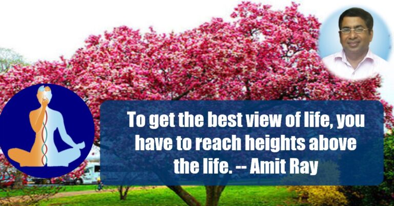 To get the Best View of Life