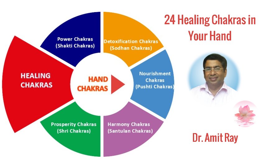 24 Healing Chakras in your Hand Amit Ray Teachings