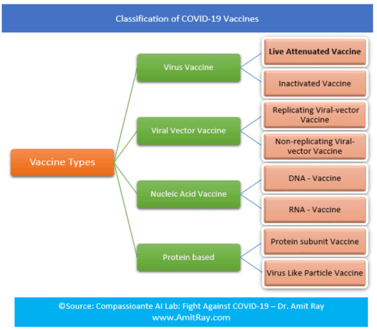 A Comparative Study of Eight Classes of COVID 19 Vaccines