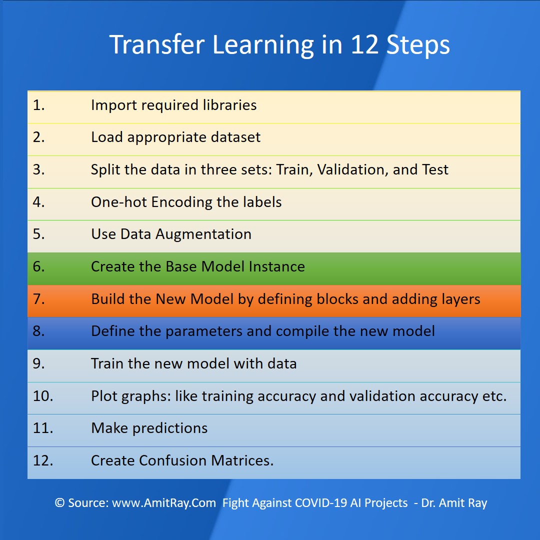 Transfer Learning in 12 Steps