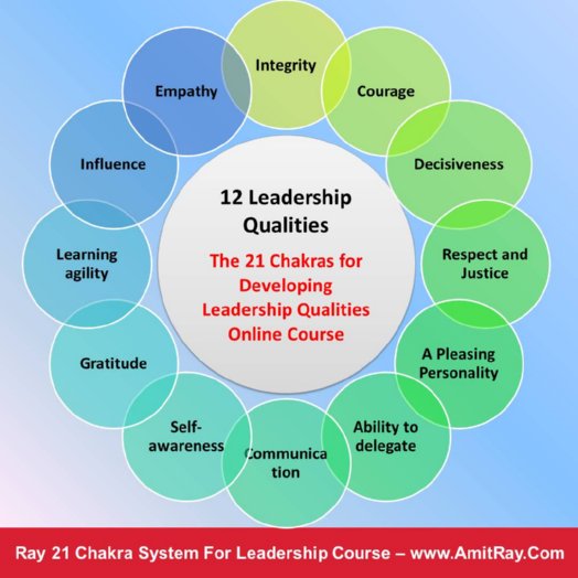 12 Leadership Qualities 21 Chakra System Training