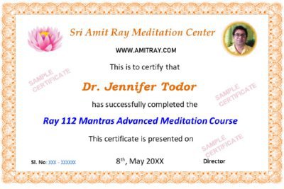 Ray 112 Mantras Advanced Meditation Course