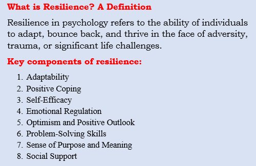 resilience definition and key components resilience definition and key components