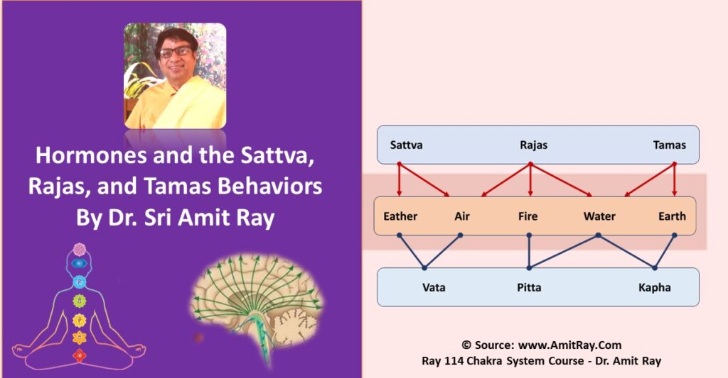 Relationships Between Hormones and the Sattva, Rajas, and Tamas Behaviors of Ayurveda