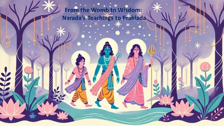 From the Womb to Wisdom: Narada’s Teachings to Prahlada