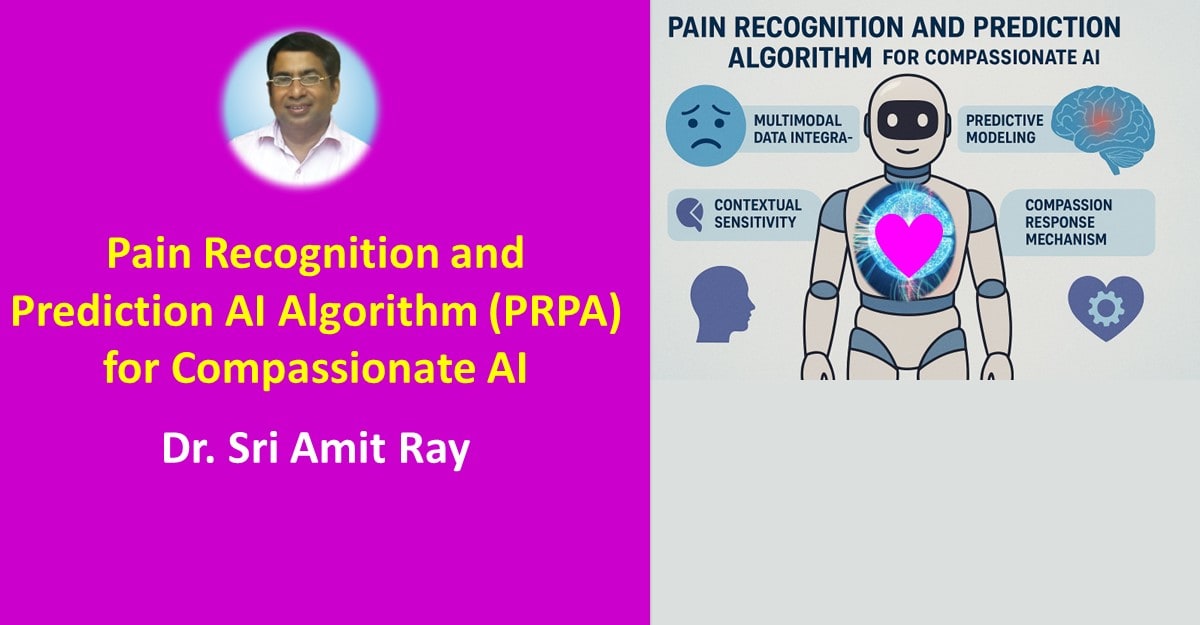 Pain Recognition and Prediction AI Algorithm (PRPA) for Compassionate AI