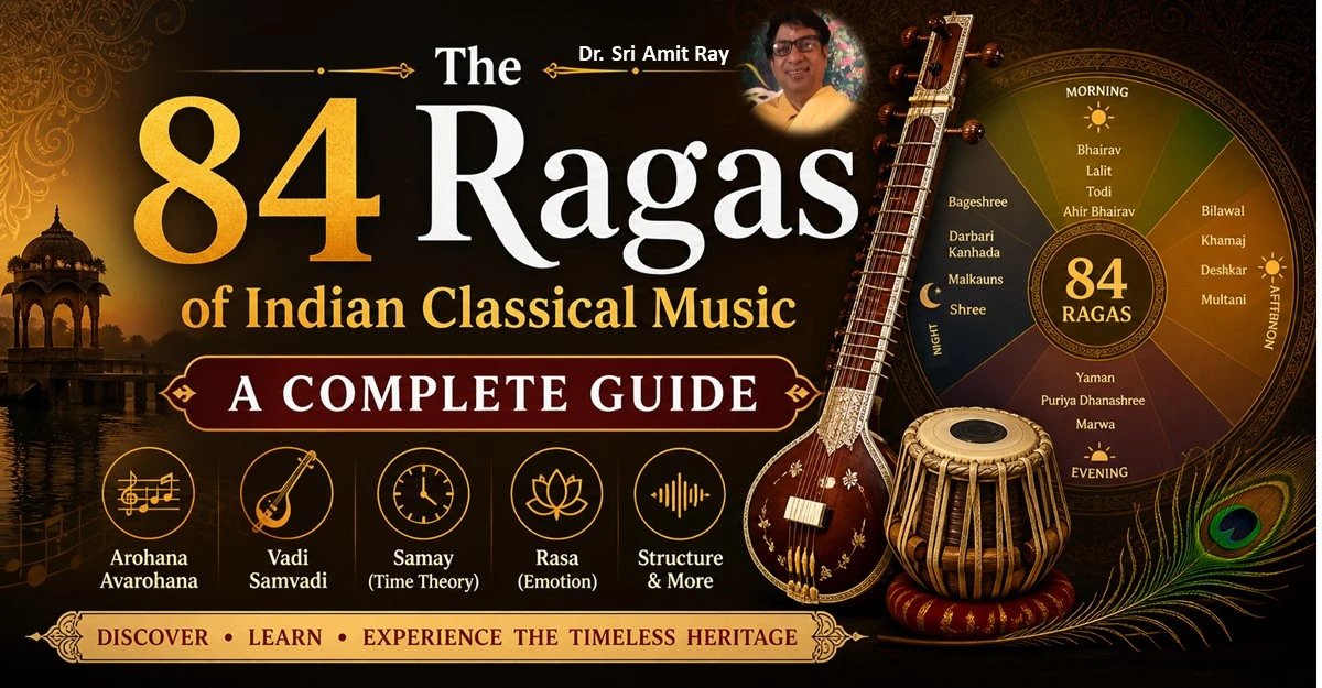 The 84 Ragas of Indian Classical Music