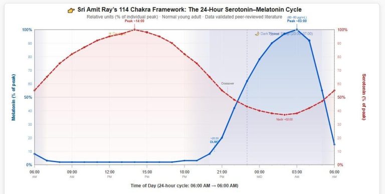 The 24 Hours Serotonin–Melatonin Dynamics in the SCN–Pineal Circadian System – A Mathematical Model