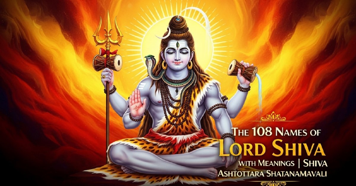 The 108 Names of Lord Shiva with Meanings | Shiva Ashtottara Shatanamavali (2026)