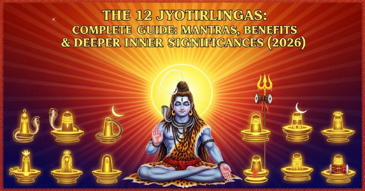 The 12 Jyotirlingas: Complete Guide: Mantras, Benefits & Deeper Inner Significances (2026)