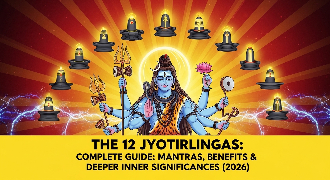 The 12 Jyotirlingas: Complete Guide: Mantras, Benefits & Deeper Inner Significances (2026)