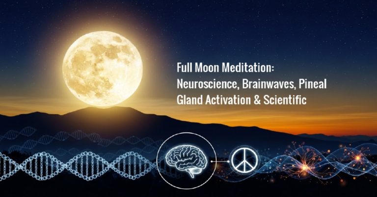 Neuroscience of Full Moon Meditation 2026: Pineal Gland Activation, Brainwaves & Scientific Benefits