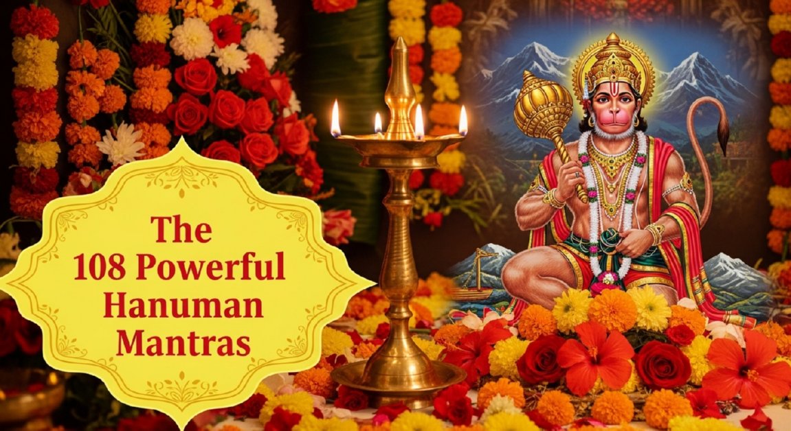 108 Powerful Hanuman Mantras: Complete Japa List, Meanings & Benefits