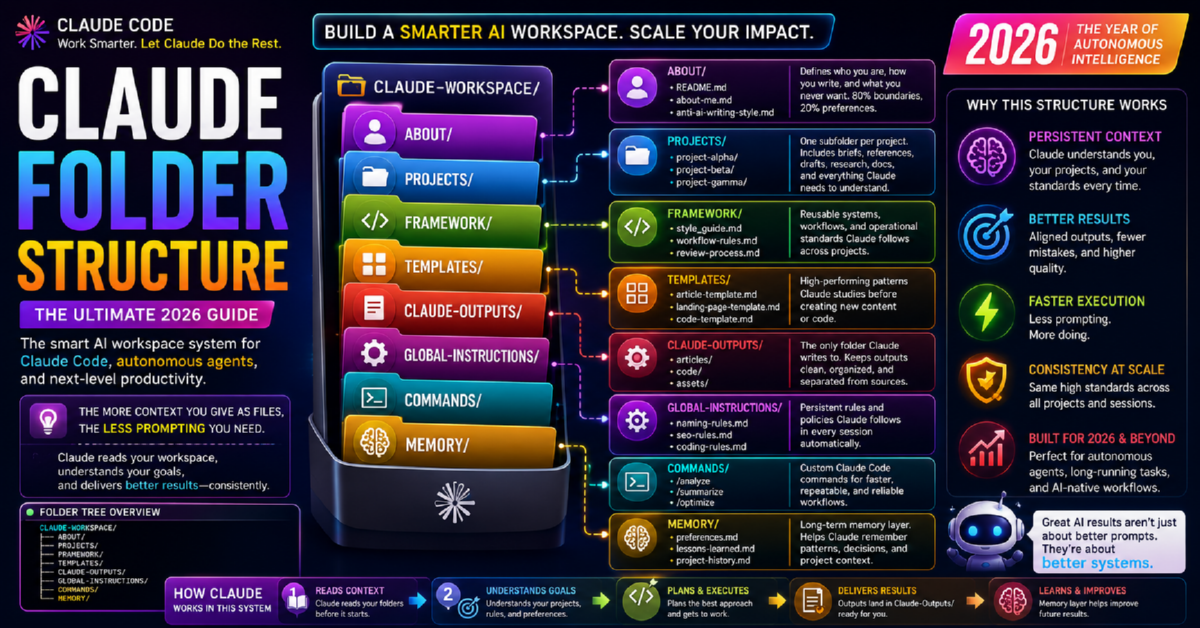 Mastering Claude Folder Structure: The Ultimate 2026 Guide to AI-Powered Workspace Systems