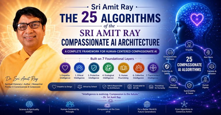The 25 Algorithms of the Sri Amit Ray Compassionate AI Architecture