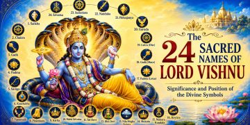 The 24 Sacred Names of Lord Vishnu – Significance and Position of the Divine Symbols