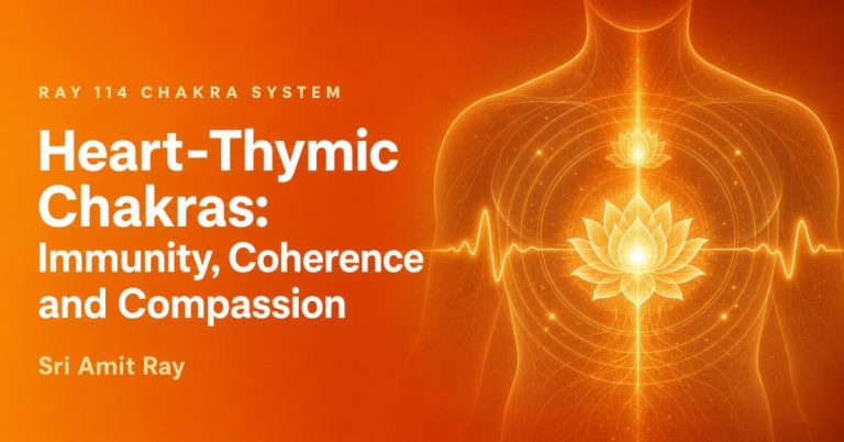 Sri Amit Ray’s Heart–Thymic Chakras: The Immunity, Coherence, and Compassion Axis