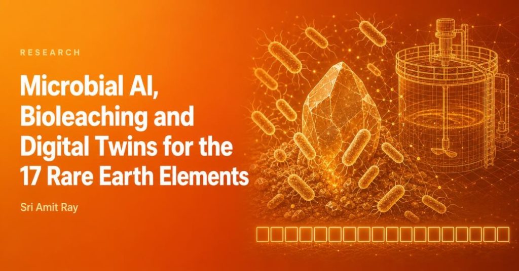 Microbial AI, Bioleaching and Digital Twins for Manufacturing the 17 Rare Earth Elements - Sri Amit Ray